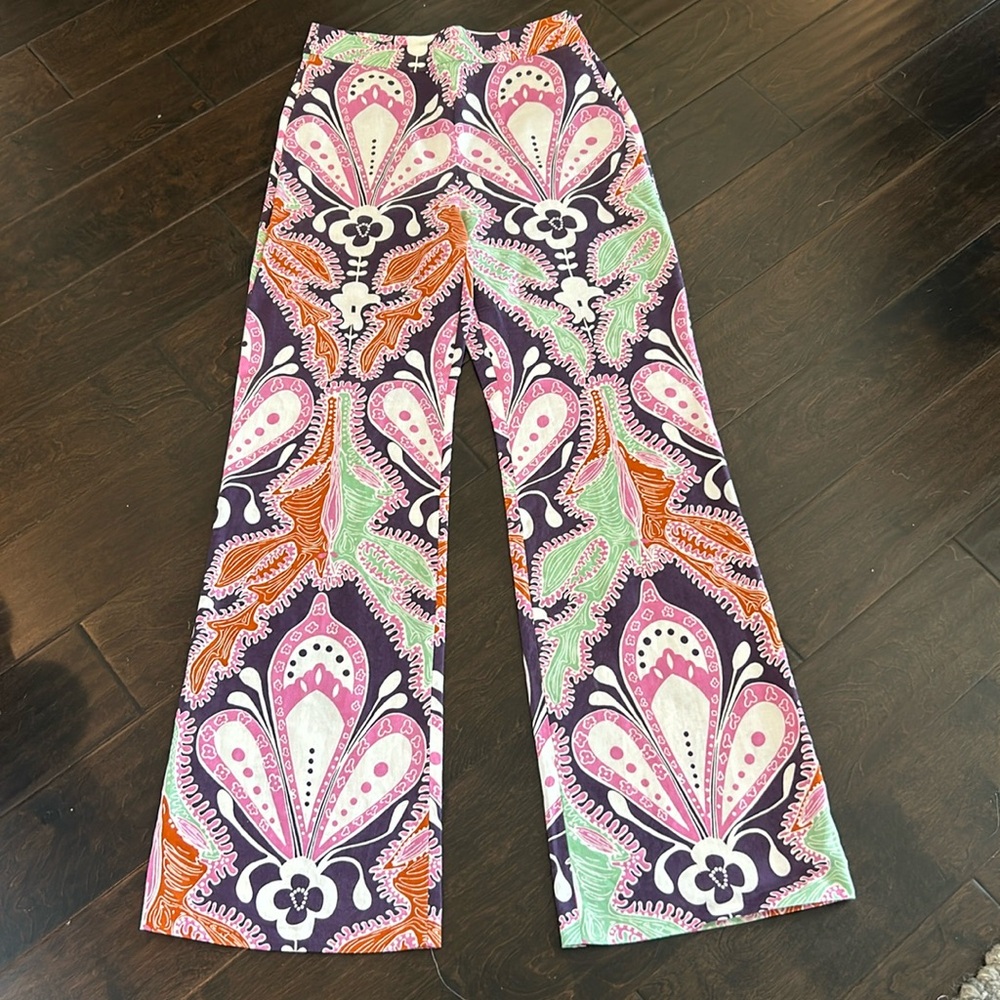 Zara side zip pant size M & L